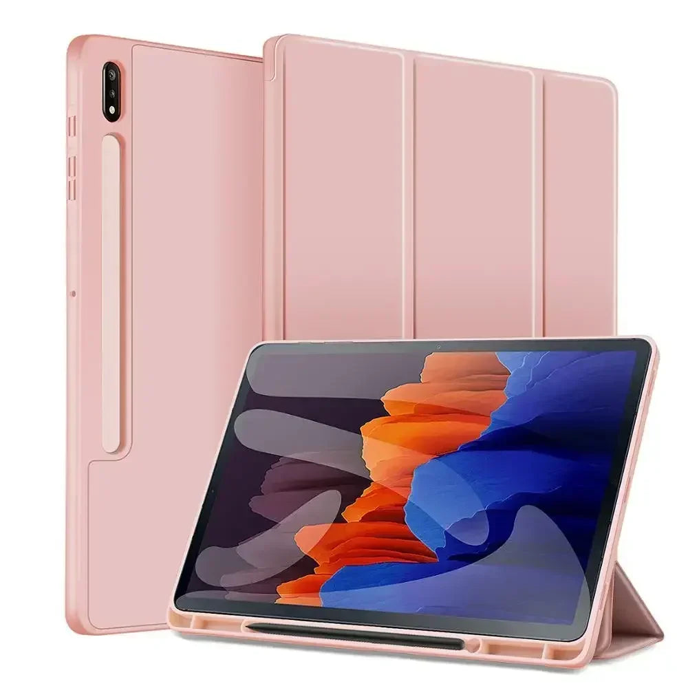 Case for Samsung Galaxy Tab S9 S8 S7 11 inch S10 Plus Fe 12.4" T730 T970 X810 Pencil Holder Cover Samsung Tab S6 Lite10.4 Case