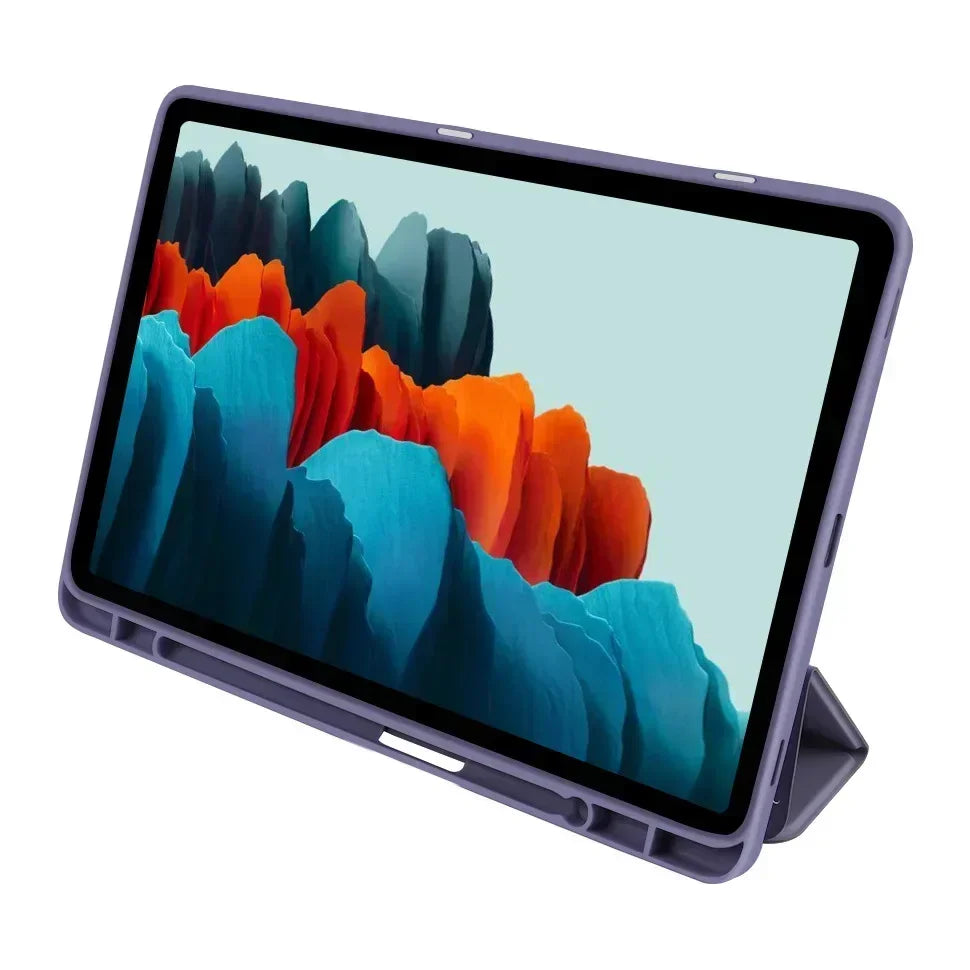 Case for Samsung Galaxy Tab S9 S8 S7 11 inch S10 Plus Fe 12.4" T730 T970 X810 Pencil Holder Cover Samsung Tab S6 Lite10.4 Case