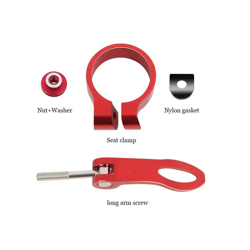 LUNJE Road Bike Aluminum Ultralight Bicycle Seat Post Clamp 28.6mm 31.8mm 34.9 mm Mountain Road bicycle seatpost clamp bicycle