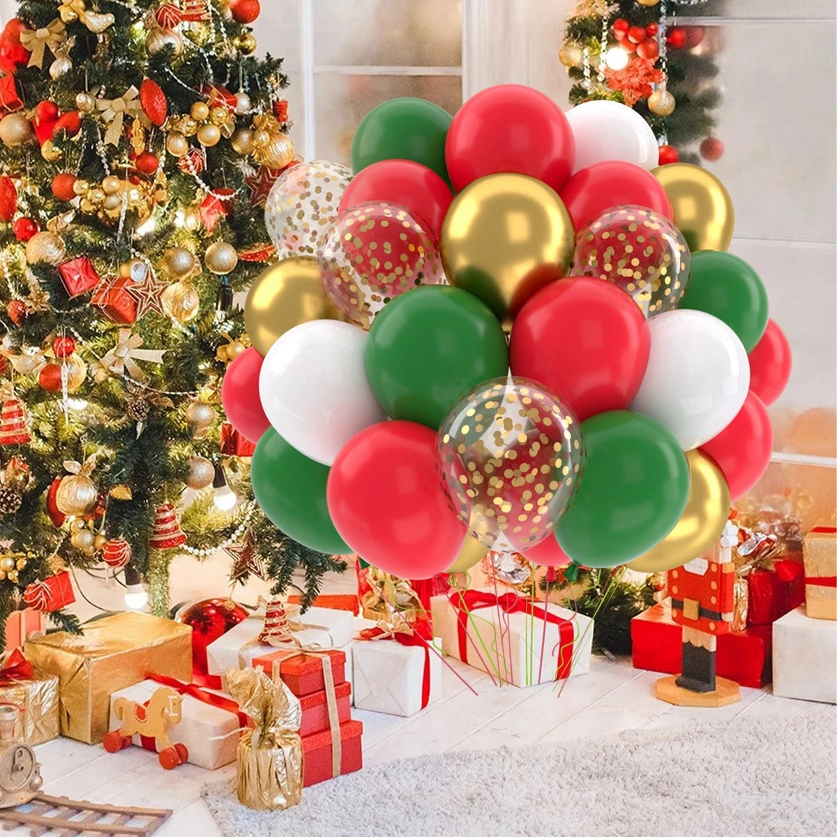 31/36/37/51/101Pcs Metallic Balloons Pearl Latex Balloon Gold Confetti Balloons for Birthday Weddings Baby Shower Party Decor