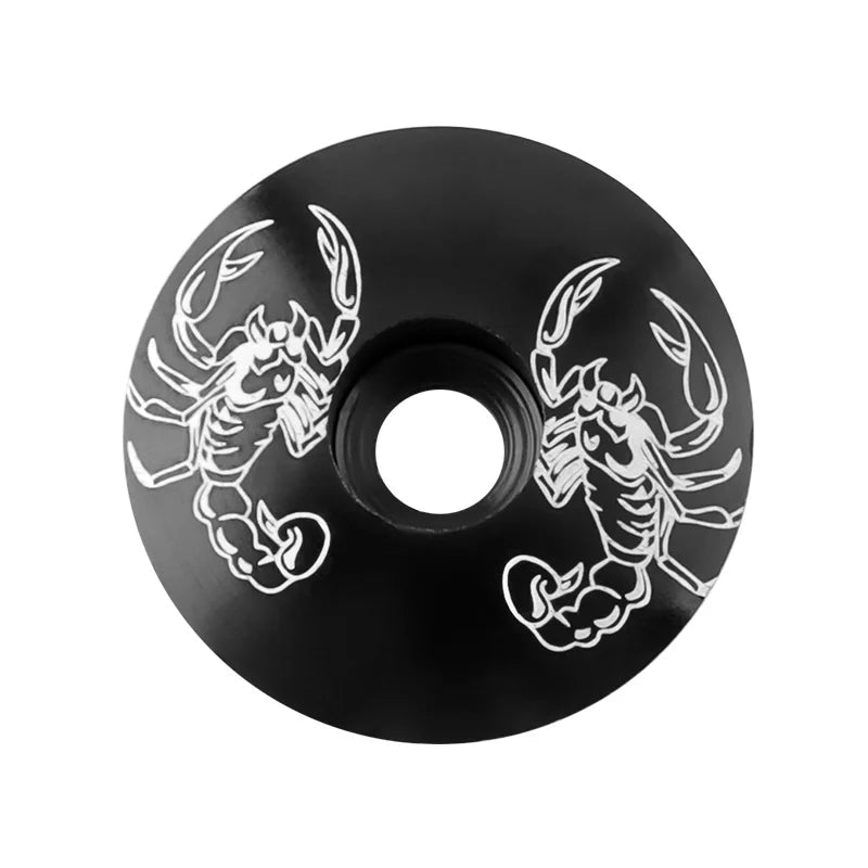 MUQZI Mountain Bike Headset Cover Aluminum Alloy Ultra-ligh Bowl Cover Road Bike Fixed Gear Folding Parts Headset top Cap