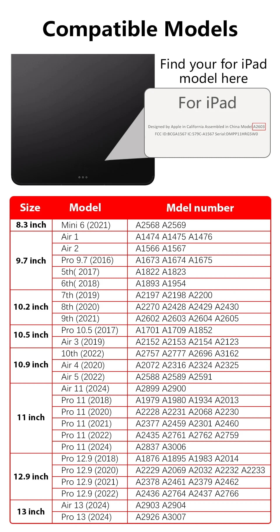 For iPad 2024 Air 6 2022 2018 iPad Pro 11 Air5 Air4 10.9-inch 11-inch transparent tpu multi-angle stand Smart pen holder