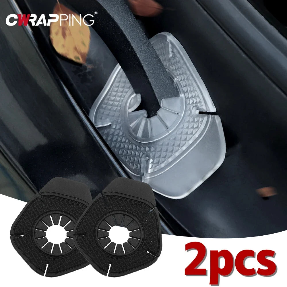 2Pcs Car Windshield Wiper Hole Protective Cover Dustproof Bottom Sleeve Leaves Debris Prevention Cover for Car Accessories