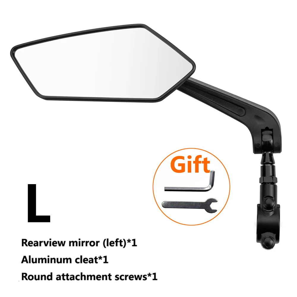 Bicycle Mirror Bike Rearview Mirror For Bicycle HD Adjustable Cycling Mirrors Left Right Angle Wide Bike Accessories