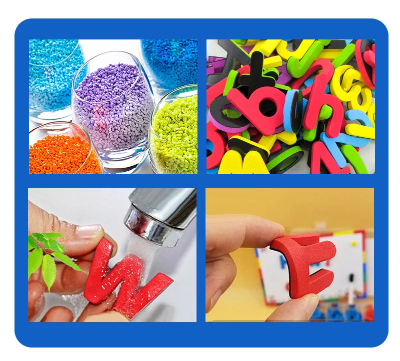 24-76pcs Magnetic Alphabet Letters EVA Foam Refrigerator Stickers Toddlers Kids Learning Spelling Counting Educational Toys Gift