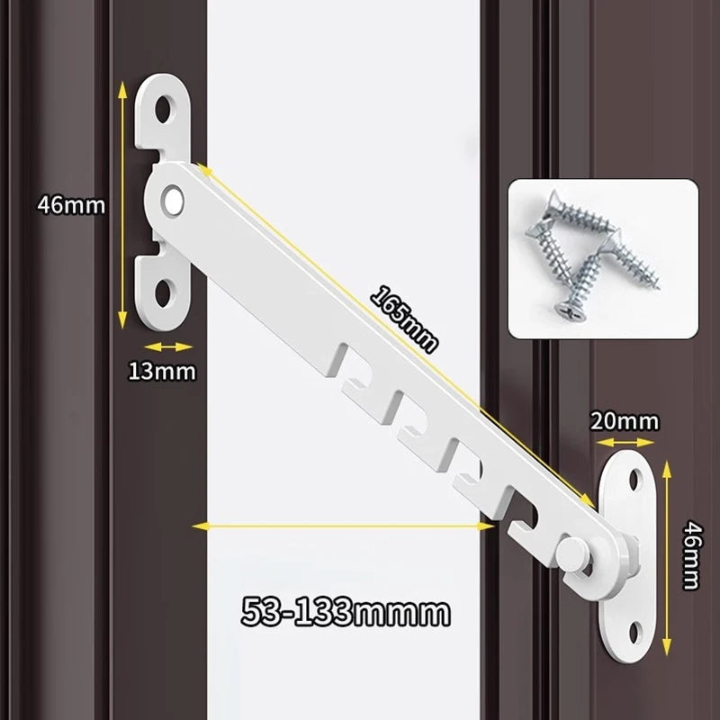 Adjustable Windowlock Child Safety Lock Stopper Falling Prevention Lock Limiter Care For Baby Child Protection Window Restrictor