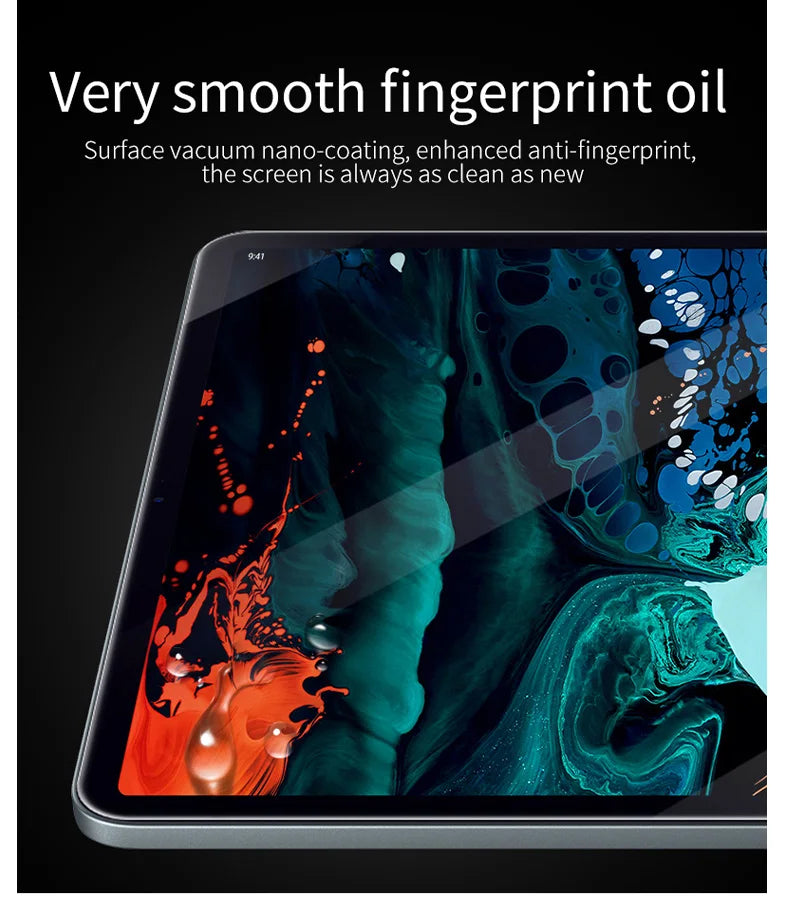2PCS Tempered Glass Screen Protector for iPad 9 8 7 6 10 Air 5 4 3 2 Mini iPad 10.2 9.7 10. 5 10.9 11 New iPad Pro 2022 2021 20
