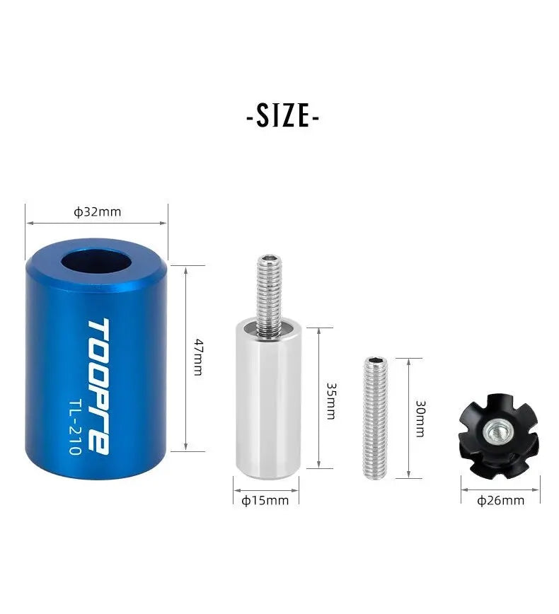TOOPRE Mountain Road Bicycle Sunflower Insertion Tool Front Fork Bowl Set Steel Flower Core Installation Sleeve