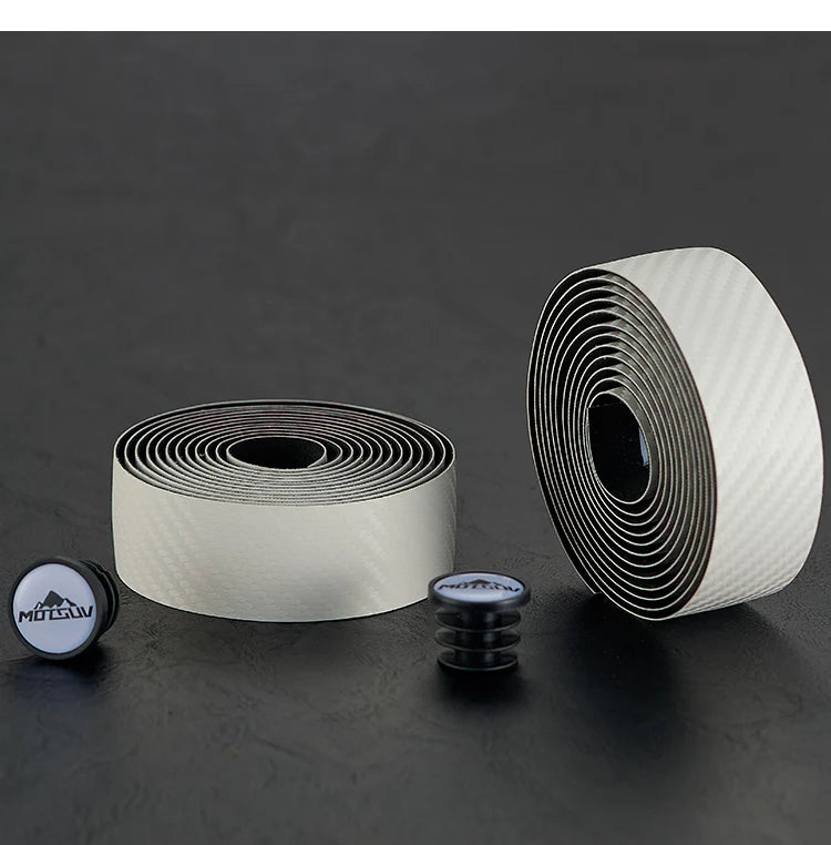 MOTSUV Road Bike Handlebar Tape EVA PU Bicycle Ultralight Wear Anti-slip Shock Absorption Cycling Bar Strap End Plug Accessories