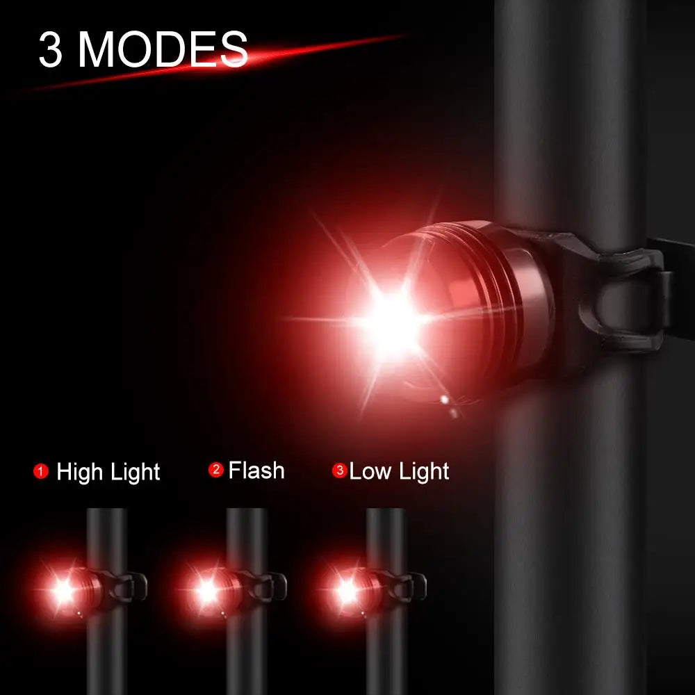 ZK30 3 in1 8000 Lumen Bike Bicycle Light USB rechargeable LED Waterproof Super Bright Zoom Headlight Rear light MTB Bike Light