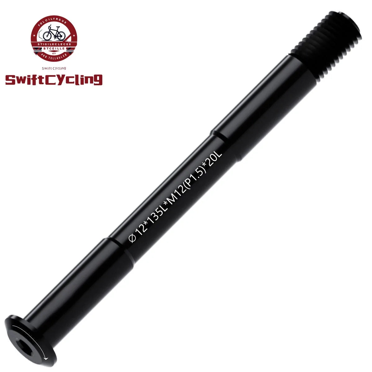 Swift MTB Road Bike Thru Axle Front Fork Shaft Skewers M12xP1.0/1.5/ 12x142/148 Bicycle Quick Release Skewer Wheel Accessories