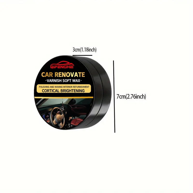 QIFENGHE Crystal Clear Car Plastic Restorer - Auto Interior & Panel Renewal Wax Coating Agent Car Wax Car Wax Polish