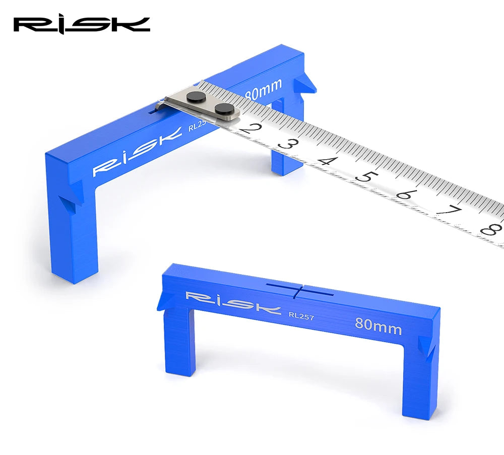 RISK Bicycle Bike Seat Cushion Height Measuring Tool Fitting Measurement Gauge Saddle Tool