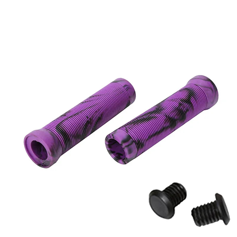 MTB Cuffs Soft Rubber Bicycle Handlebar Grips Waterproof Mountain Bike Grips Dustproof Bike Handles Non-slip MTB Grip