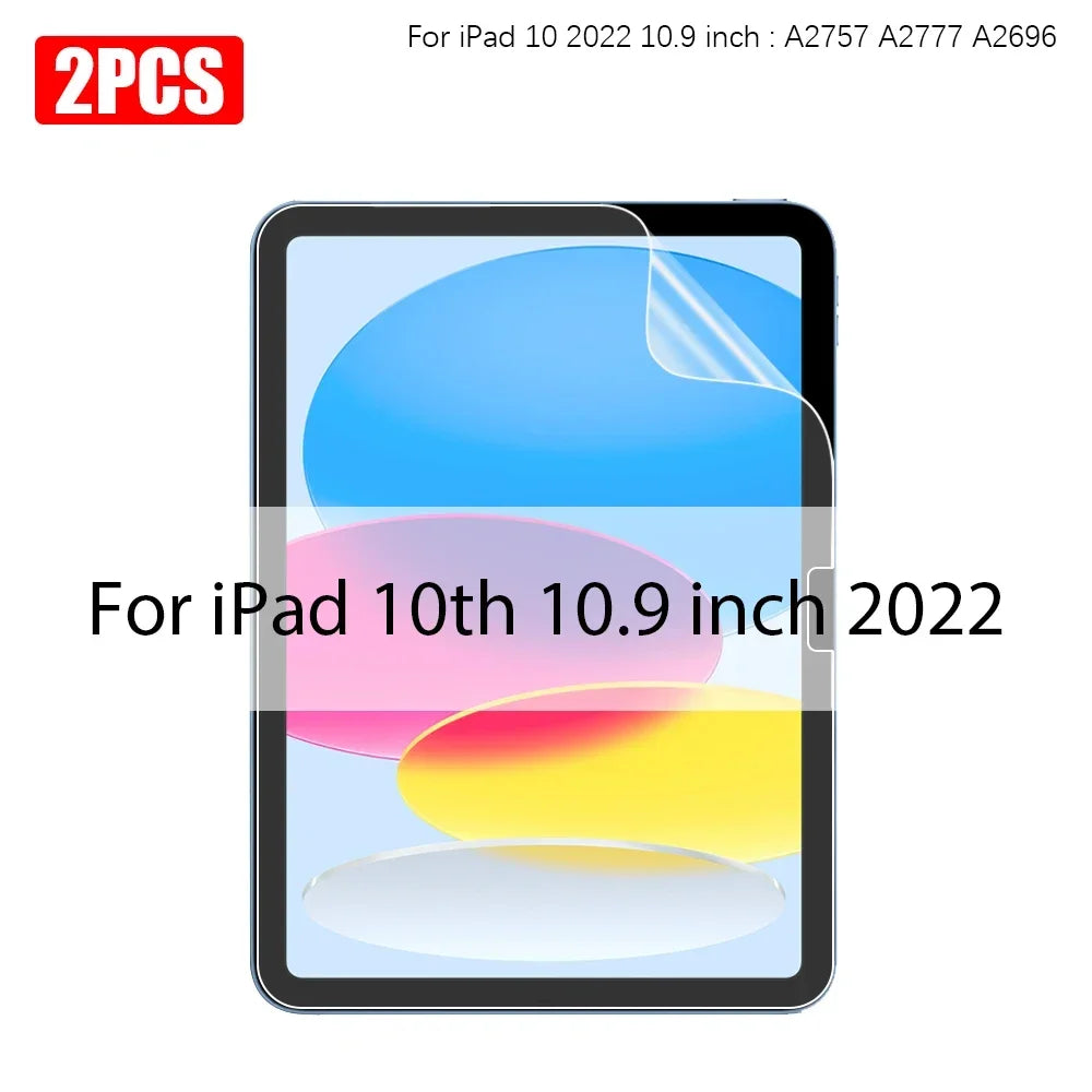 2Pcs/pack Paper Feel Screen Protector Painting Matte PET Film For iPad Pro 11 13 M4 12.9in Air Mini 8th 9th 10th Gen 9.7 10.9