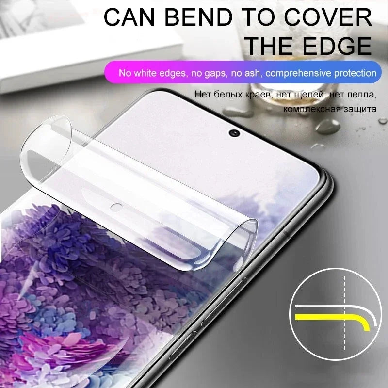 5Pcs Hydrogel Film for Samsung Galaxy S20 S22 S21 S23 S24 Ultra S10 S9 S8 Plus FE Screen Protector for Samsung Note 20 10 9 Plus