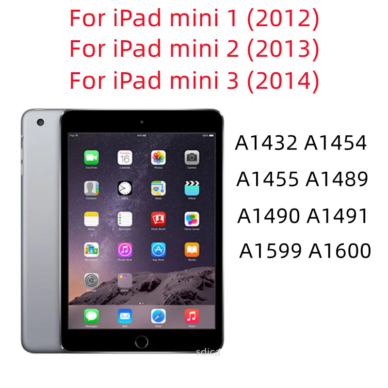 For iPad 10.2 9th 8th 7th Pro 9.7 10.5 10.9 11 Air Mini 6 5 4 3 2 1 7.9 2021 2020 2019 2018 2017 Tempered Glass Screen Protector