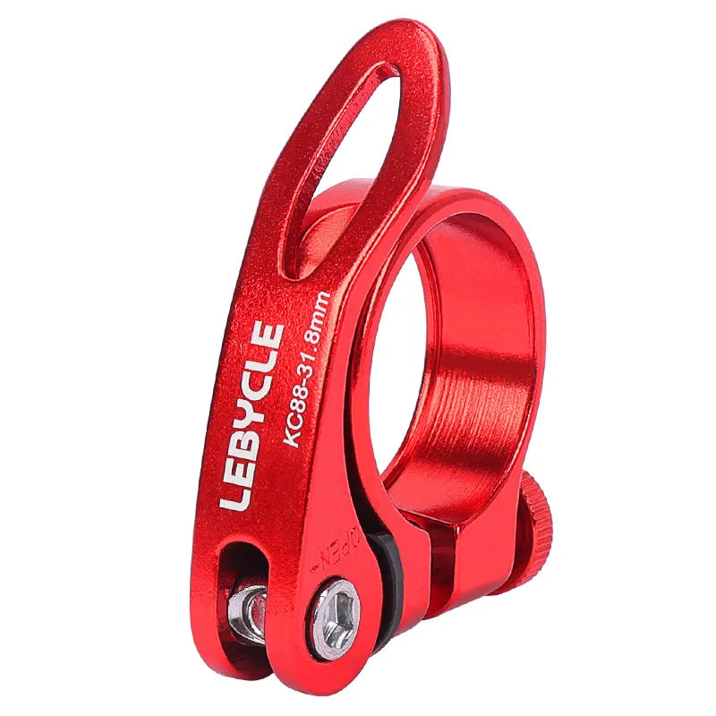 Lebycle Road Bike Aluminum Ultralight Quick Release Bicycle Seat Post Clamp BIKE SEAT PILLAR QUICK RELEASE