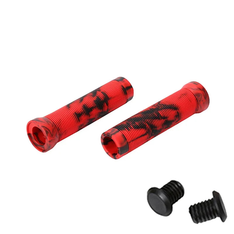 MTB Cuffs Soft Rubber Bicycle Handlebar Grips Waterproof Mountain Bike Grips Dustproof Bike Handles Non-slip MTB Grip