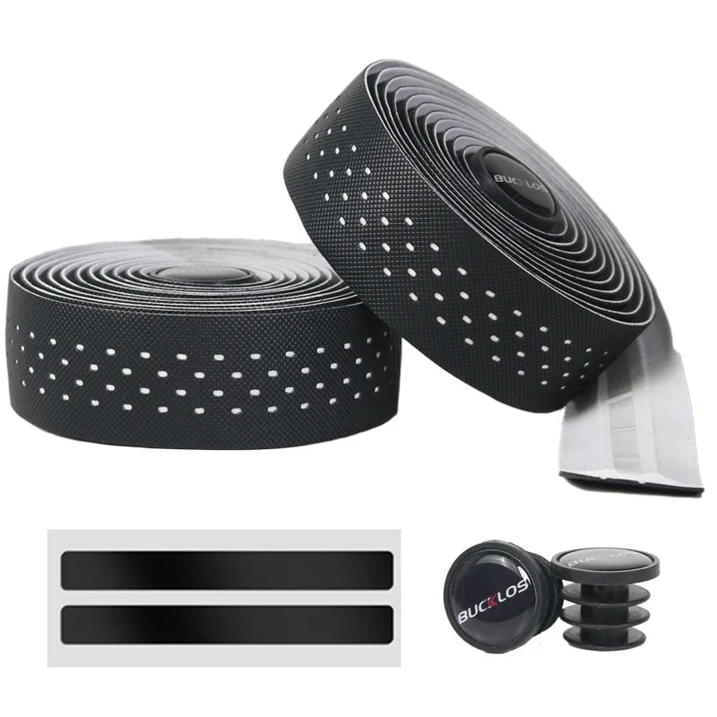BUCKLOS Road Bike Handlebar Tape Soft PU EVA Gravel Bicycle Bar Tape Anti-Slip Shock Absorption Breath Grip Tape Cycling Parts