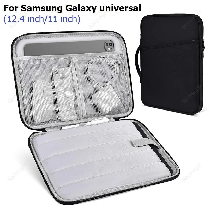 Sleeve Handbag Funda For Samsung Galaxy Tab S10 Plus SM-X820 SM-X826B 12.4" S9/S8/S7 Plus Tab S10 Ultra 14.6 Inch Pouch Case Bag