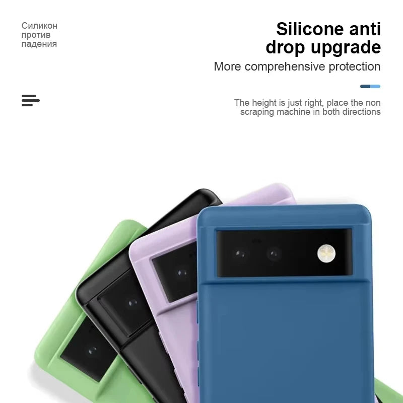Luxury Magnetic Case For Google Pixel 8 7 6 9 Pro 6A 7A Bumper Soft Cases Shockproof For Magsafe Back Cover Phone Accessories