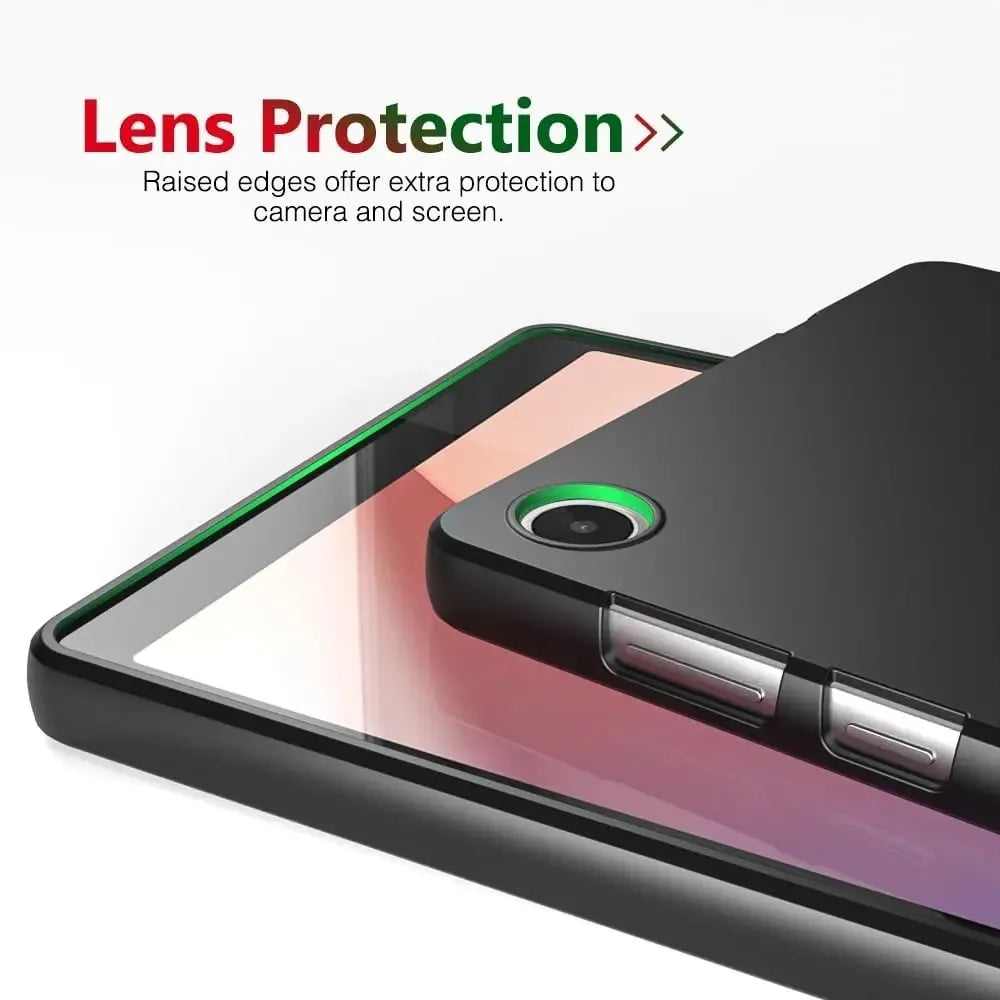 For Lenovo Tab M10 3rd Gen 10.1 Case TB-328FU TB-328XU 2022 Black Protective Shell Back Cover tab P11 plus Pro J706F 11.2 10.6