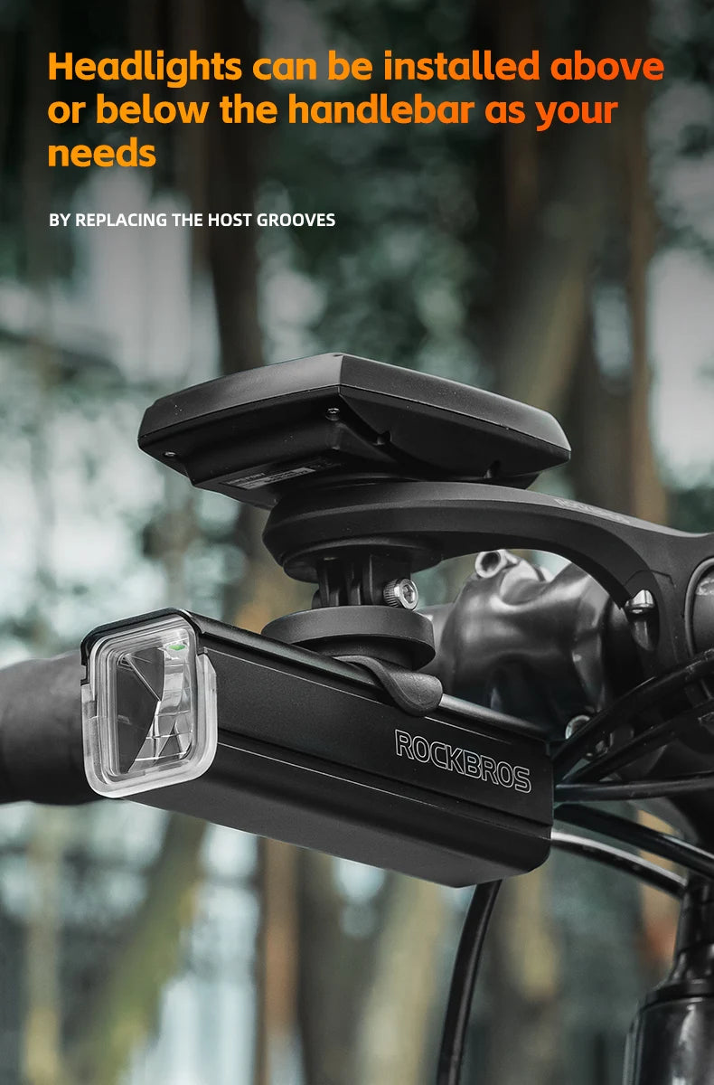 ROCKBROS Light Bracket Mountain Road Bicycle Code Table Holder Nylon Extension Frame Sports Camera Lamp Extension Base Accessory
