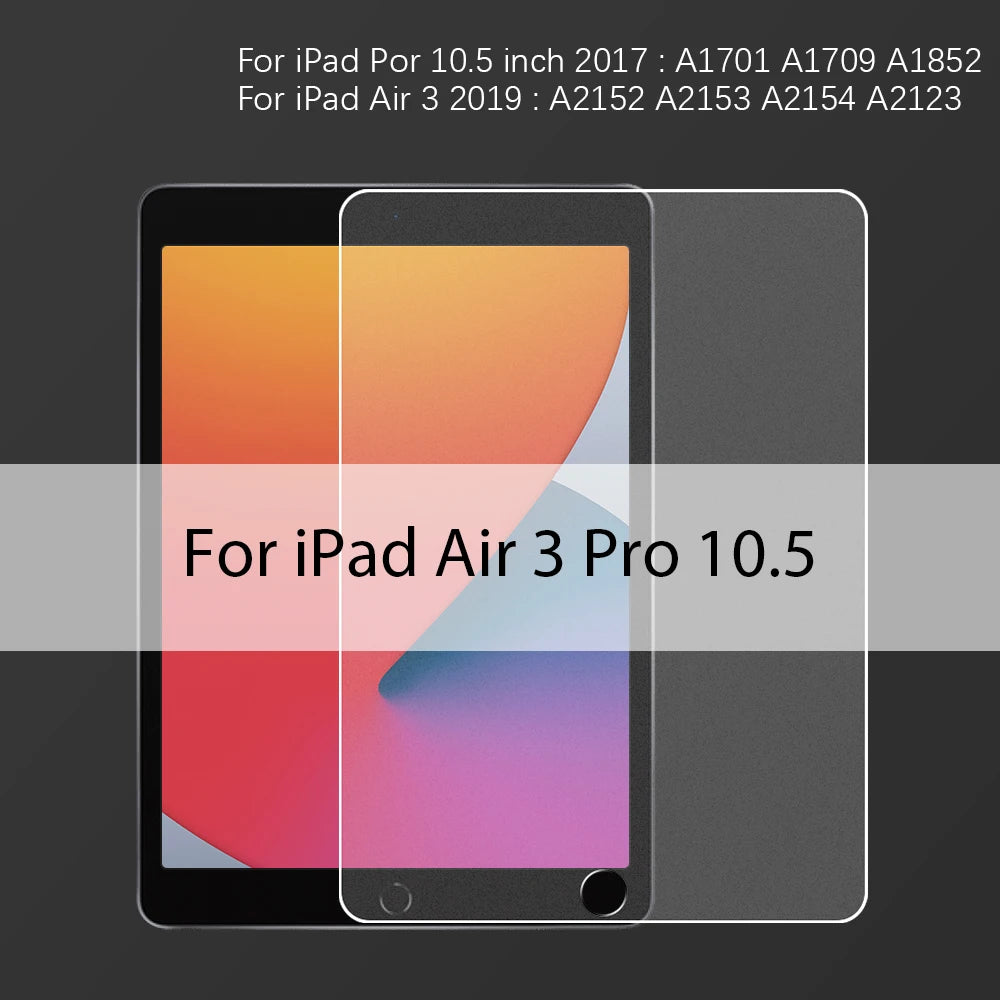Matte Tempered Glass Screen Protector For Ipad Air 11 5 4 M2 Mini 6 Pro 13 M4 12.9 10 9 10th 9th Generation 10.2 2024 Paper Film