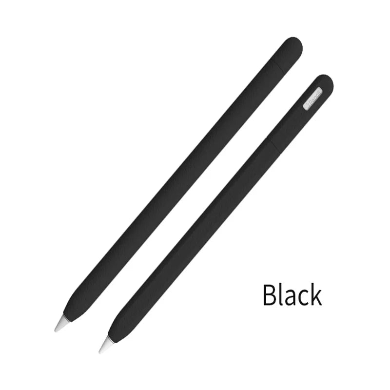 Apple Pencil Case Silicone Tablet Stylus Protection Case Solid Color Shockproof for Apple Pencil 1st Or 2nd Generation Or Pencil Pro