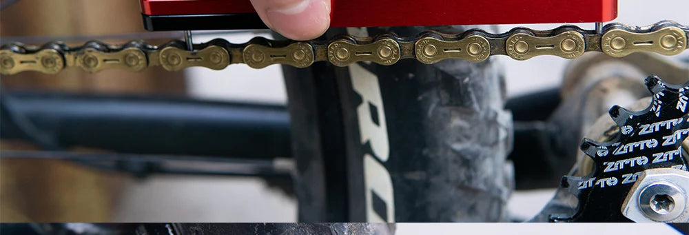 ZTTO MTB Bicycle Chain Checker Chain Wear Indicator Tool Kits Multi-Functional Chains Gauge Measurement For Mountain Road Bike