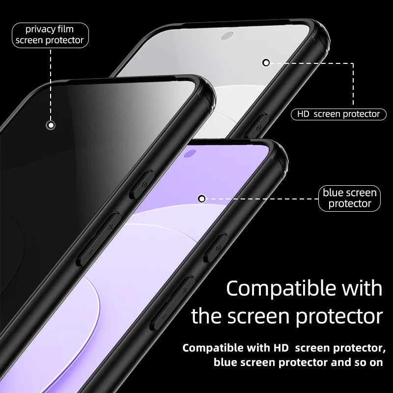 2025 Fashion Magnetic Case For Google Pixel 9 Pro 8 8A 7 Dull Polish Wireless Charger Cover Anti-knock Cases For Pixel7A Pixel9A