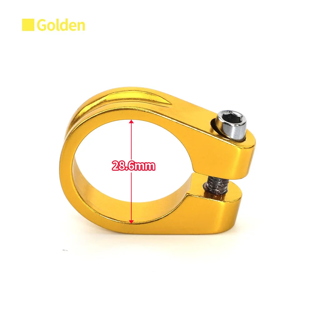Aluminum Alloy Bicycle Seatpost Clamp 28.6/31.8/34.9mm Seat Tube Clamp MTB Bike Seat Tube Clip Bike Parts Bike Saddle Seat Clamp