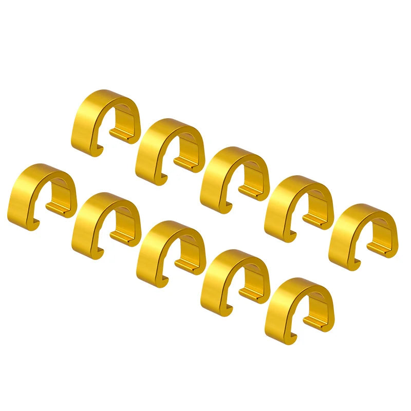 MUQZI 10Pcs MTB Bike Bicycle Frame U Buckle For Brake Cable Housing Hose Tube Shifter Cable Guides Button Fixed Tubing Clips