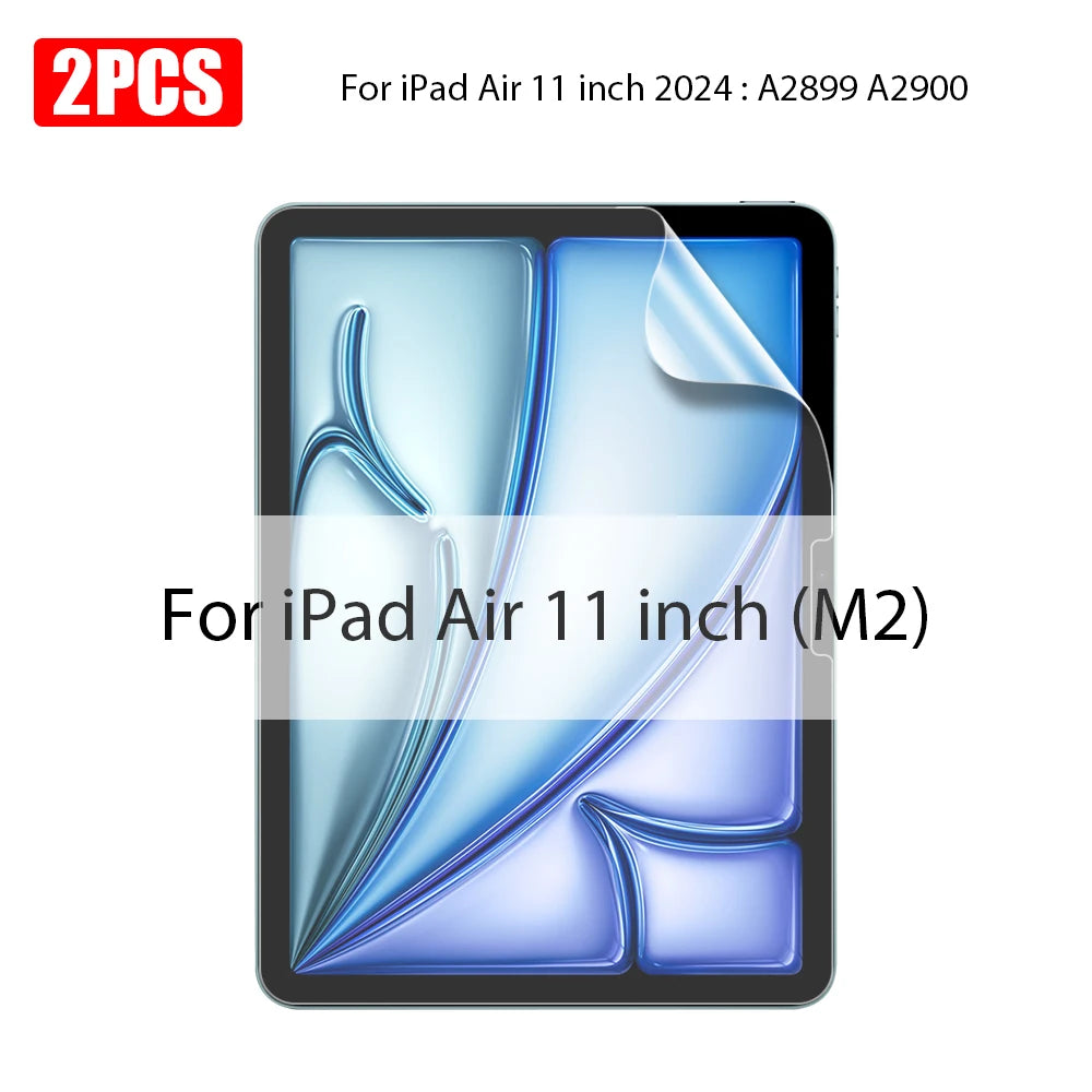 Matte Like Paper Film For Ipad Pro 13 11 M4 M2 12.9 6th 12 9 9th 10th Generation Screen Protector For Ipad Air 5 4 3 Mini 6 10.2
