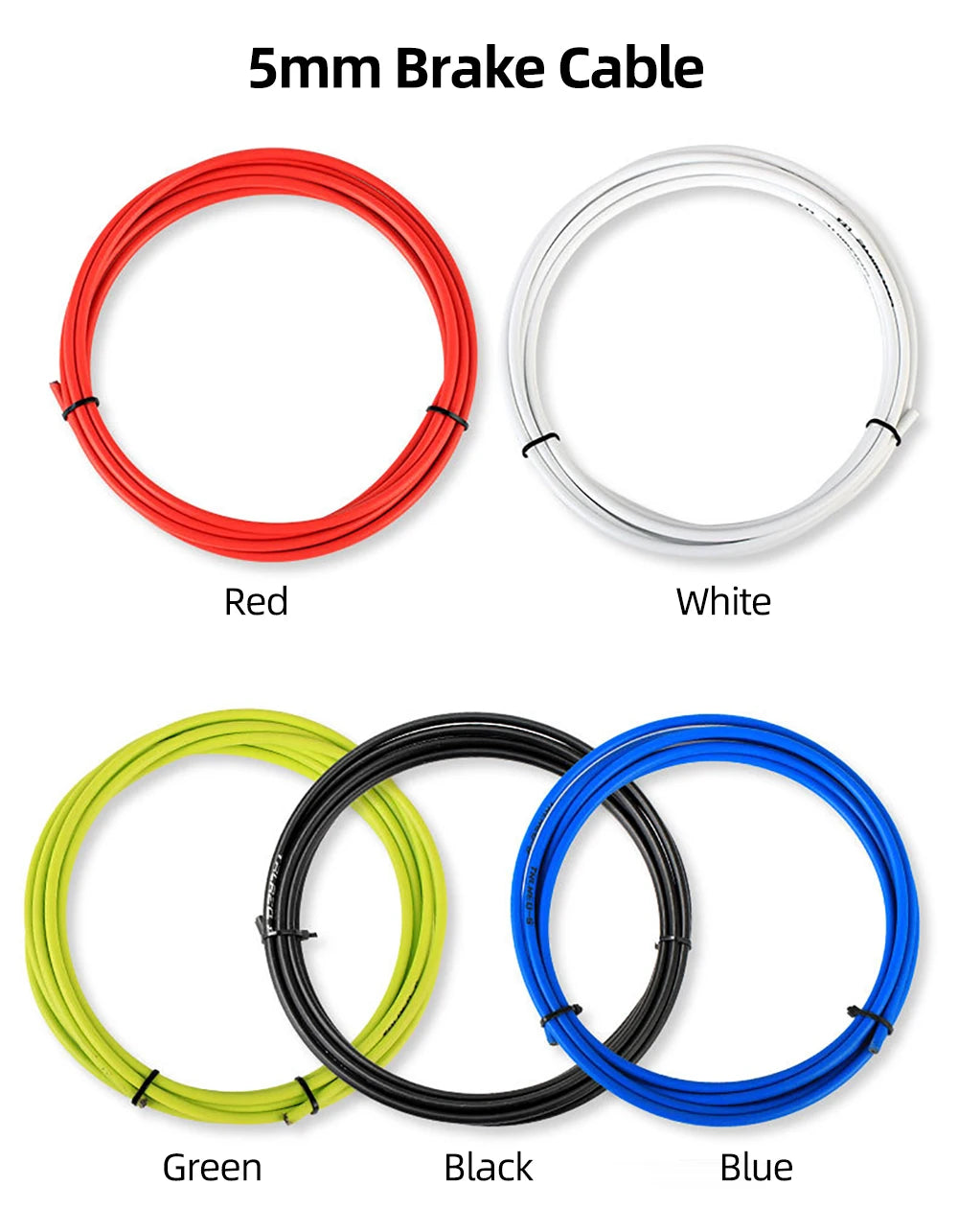 3m Bicycle Brake Cable/Shift Cable Housing 4mm/5mm Bike Brake Cables Tube MTB Road Bikes Brake Shifter Derailleur Cable Line