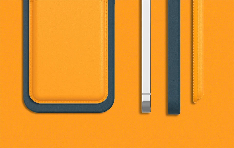 For Magsafe Magnetic Wallet Phone Case For iPhone 14 13 12 Pro Max Leather Card Holder Bag For iPhone 13 mini Cover Accessories