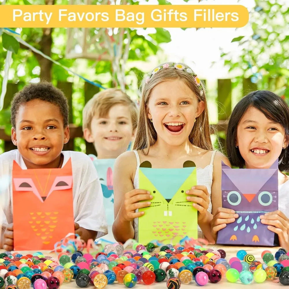 10/20/50PCS Bouncing Ball Toys Party Favors Birthday Gift Guest Doll Machine Accessory Children's Playground Water Buoyancy Ball
