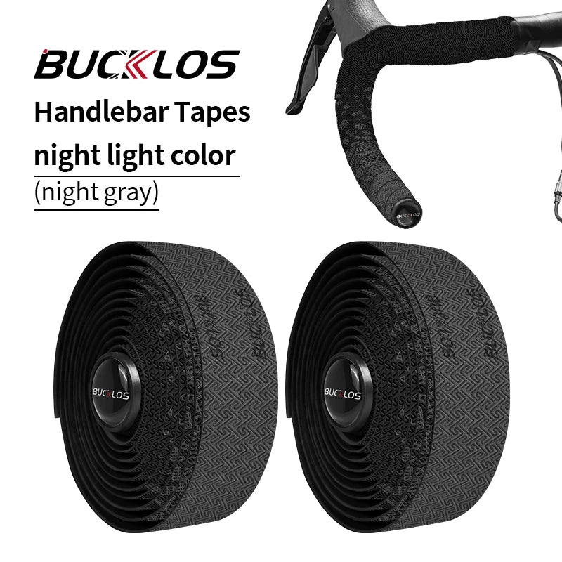 BUCKLOS Bicycle Handlebar Tape Comfortable Anti Slip Bike Handle Bartape Strap Shock Absorbing Road Racing Cycling Grip Tapes