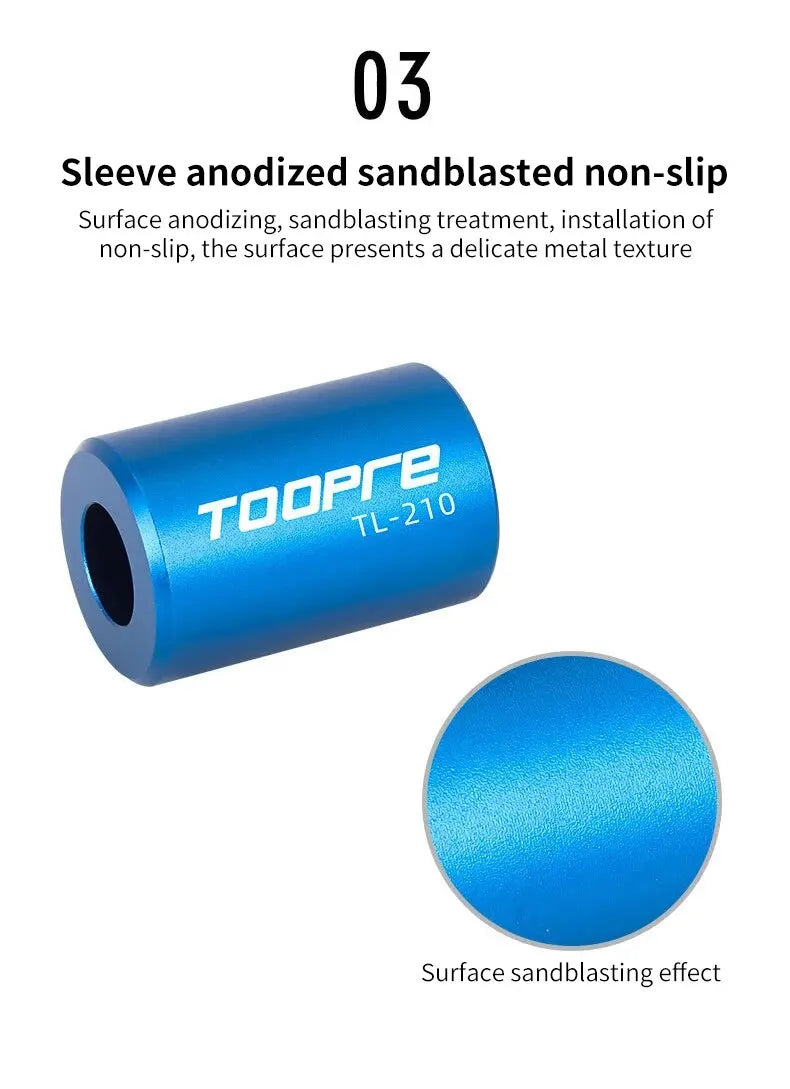 TOOPRE Mountain Road Bicycle Sunflower Insertion Tool Front Fork Bowl Set Steel Flower Core Installation Sleeve