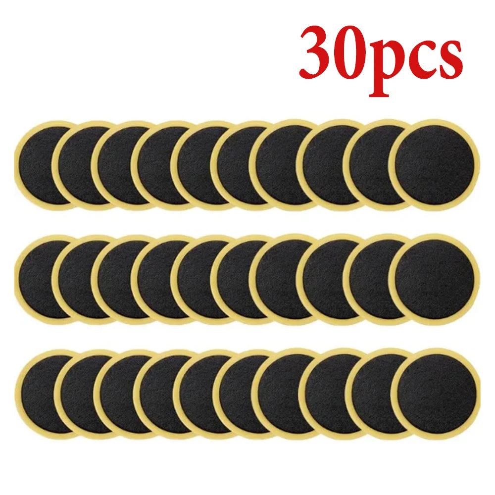 50/30/20/10PCS Bicycle Glue-free Tire Patches Tool Quick Repairing Tyre Protection Patch Adhesive Quick Drying Bike Accessories