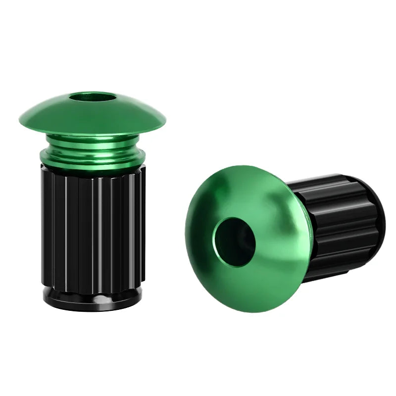 RIDERACE Bicycle Handlebar End Plugs Aluminum Alloy For MTB Mountain Bike Road Cycling Handle Bar Grips Cap Multi-color Cover