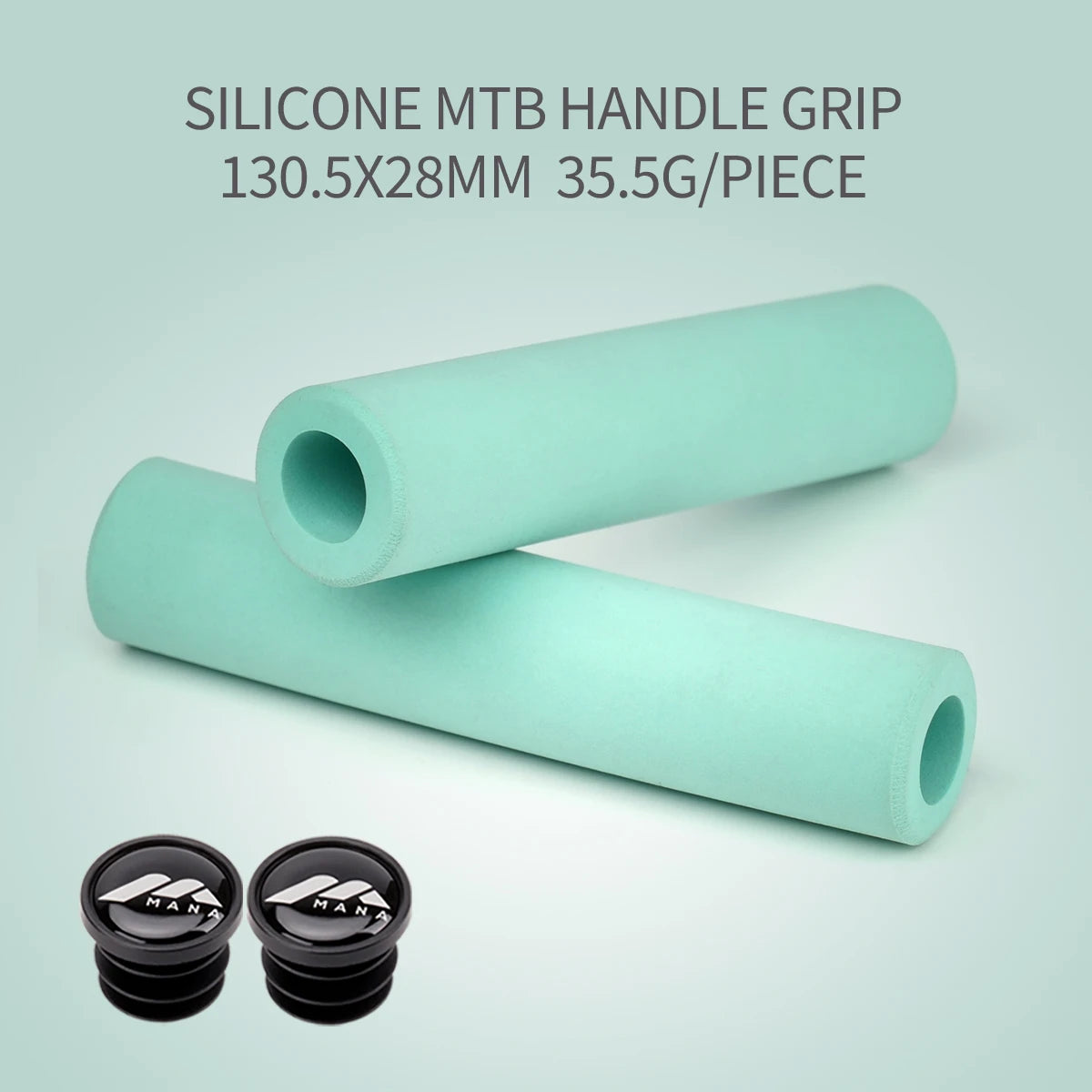 MANA MTB Bike Silicone Grip Thickening Lightweight Comfortable Shock Absorption Bicycle Handlebar Grip