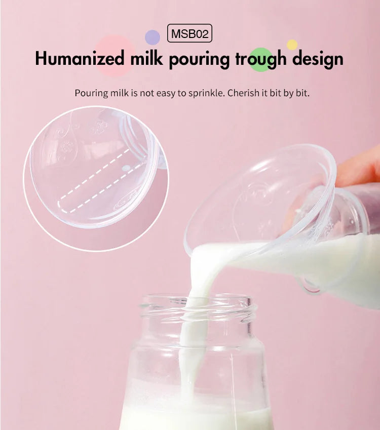 Dr.isla Baby Feeding Manual Breast Pump Partner Breast Collector Automatic Correction Breast Milk Silicone Pumps BPA Free