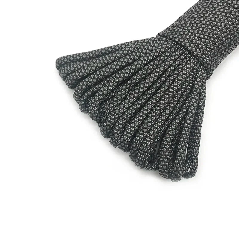 550 Paracord 7 Cores Cord Dia. 4mm For Outdoor Camping Survival Lanyard Parachute Rope Hiking Tent Accessories Bracelet