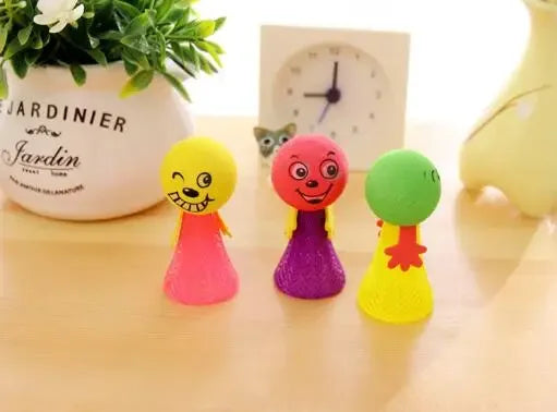 10Pcs kids Plastic Doll Funny Toy Children Toys Random Multicolor Kids Baby Creative Gift Jump Bounce Elf Party Birthday Fly Man