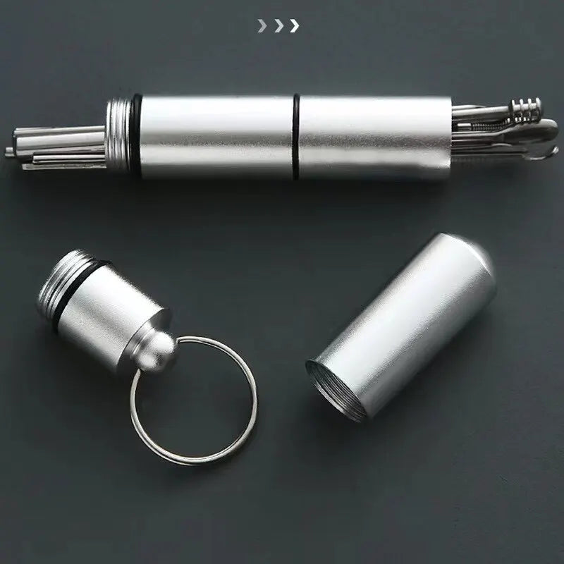 Stainless Steel Ear Picker Set Portable For Ear Puller Multi-Functional Ear Cleaning Safe Material Non-Slip Handle