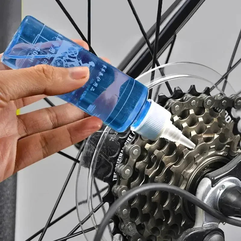 60ML Bicycle Special Lubricant Long Lasting Chain Dry Lube Chain Oil Bike Chain Oil Waxy Maintenance Oil Squirt MTB Road Bike