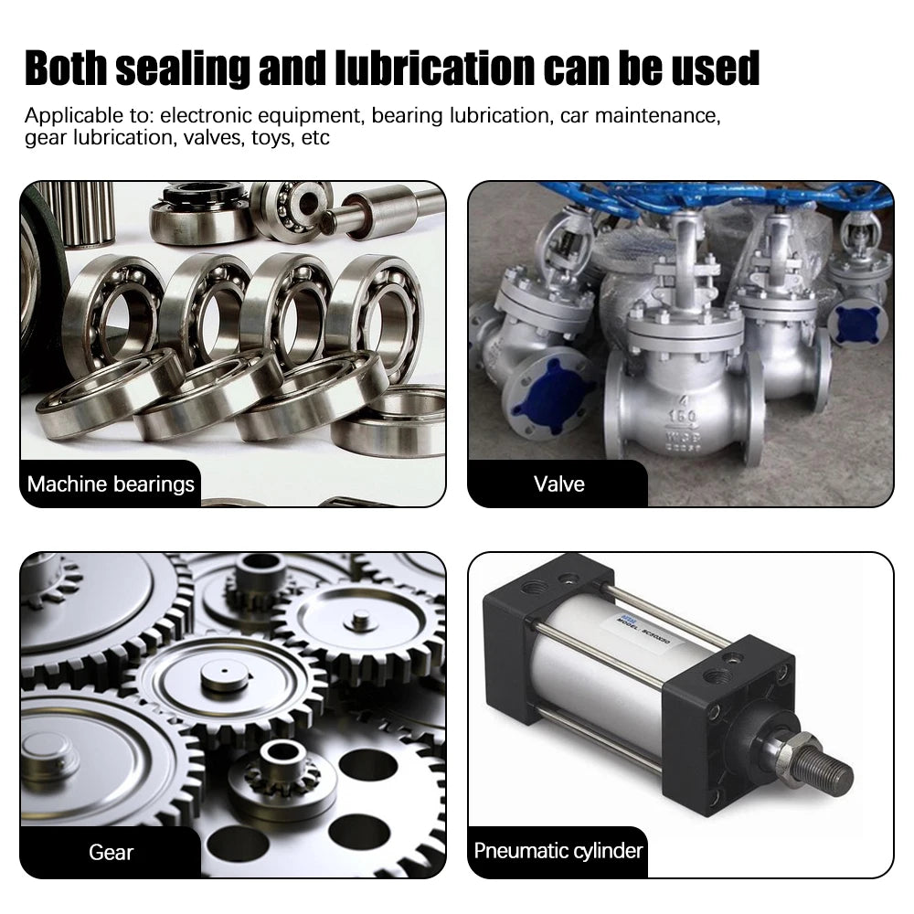 1/3/5pcs Silicone Grease Lubrication Waterproof Sealing Silicone Grease Lubricant Automobile Gear Valve Chain Maintenance Tool