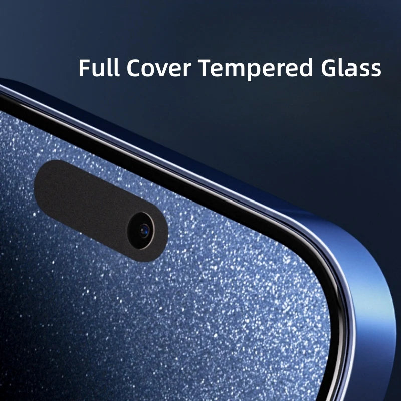 2PCS Private Tempered Glass For iphone 15 Pro Max Full Cover Screen Protector For 16 15 14 13 12 11 8 Anti-spy Protective Glass